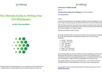 ICO Whitepaper Template and Guide Screenshot 1